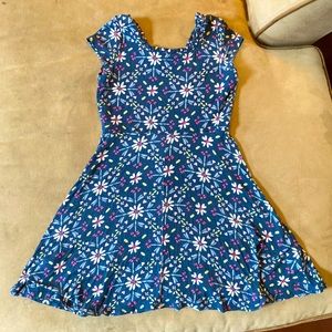 Abercrombie Kids Stretchy Swingy Floral Skater Dress